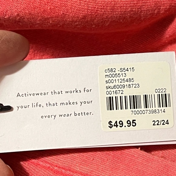 Livi Active French Terry Capris 14/16 - Picture 6 of 6